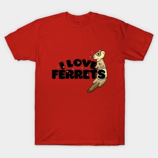 I love ferrets T-Shirt